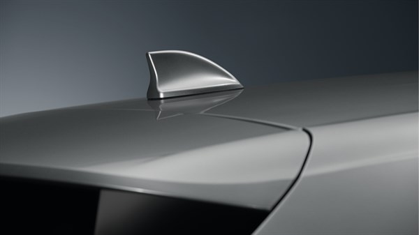 Renault Service Accessoires - Shark antenna - Platinum gray