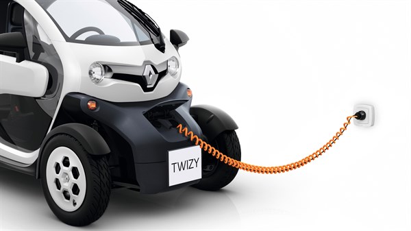 Renault TWIZY - Trappe - Cordon de recharge 
